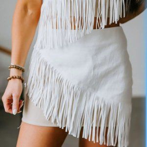 Winona Fringe Skirt - *NWT
